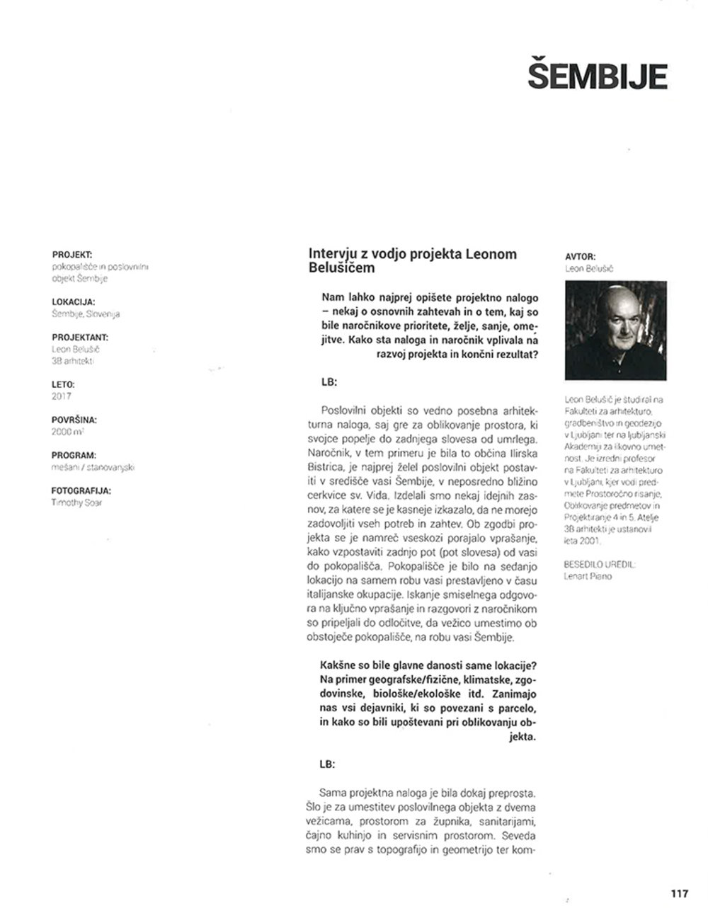 Pokopališče Šembije — fasada